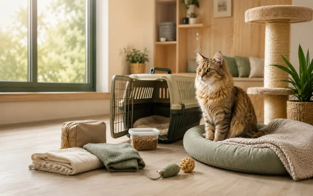 Que faut-il apporter pour mettre son chat en pension : checklist