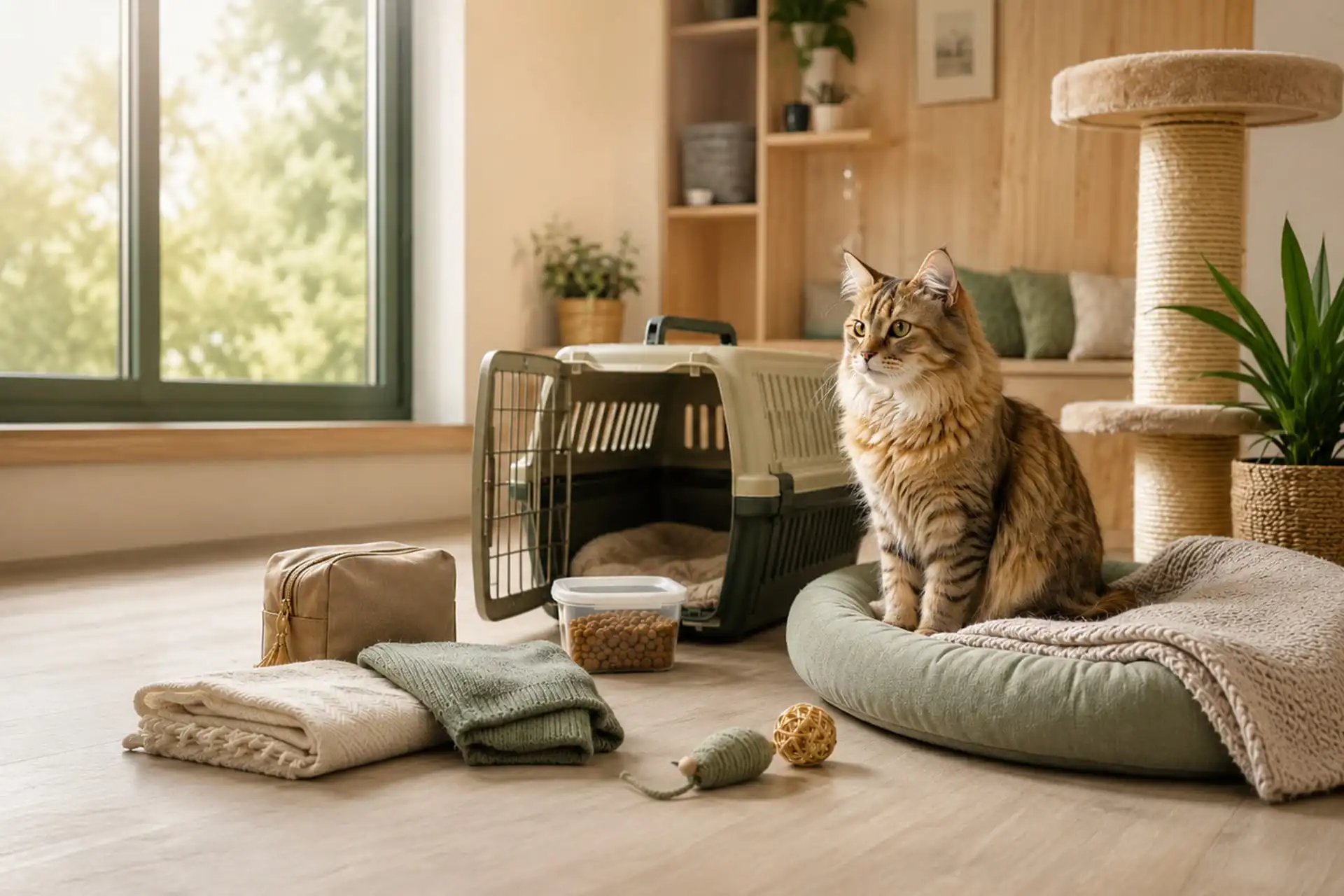 Que faut-il apporter pour mettre son chat en pension ? Documents, vaccins, alimentation, traitement, caisse, griffoir : la checklist