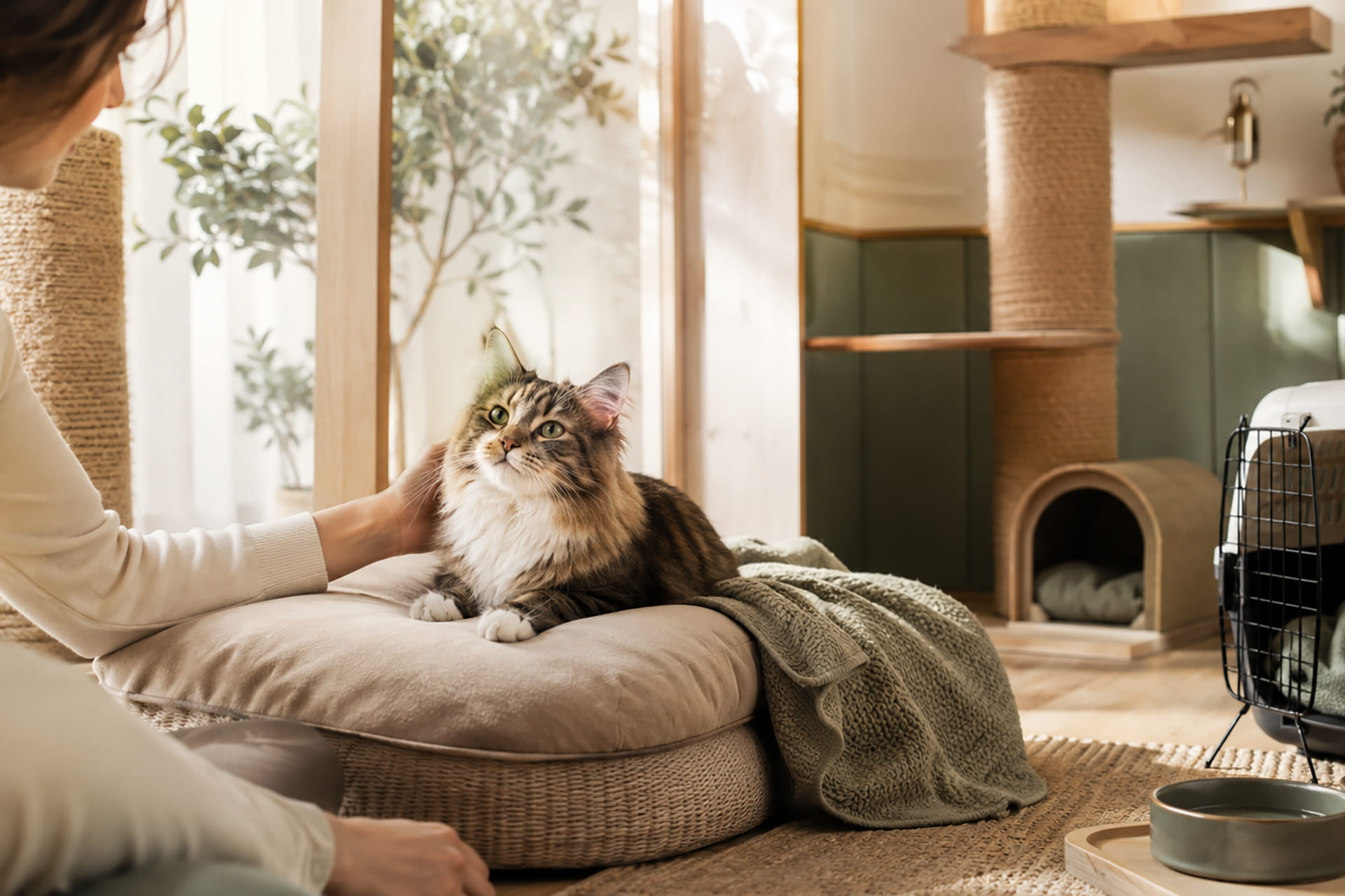 Mettre son chat en pension pour la première fois sereinement