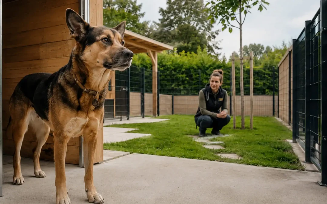 Peut-on mettre un chien réactif en pension ? Les critères à vérifier avant de le confier